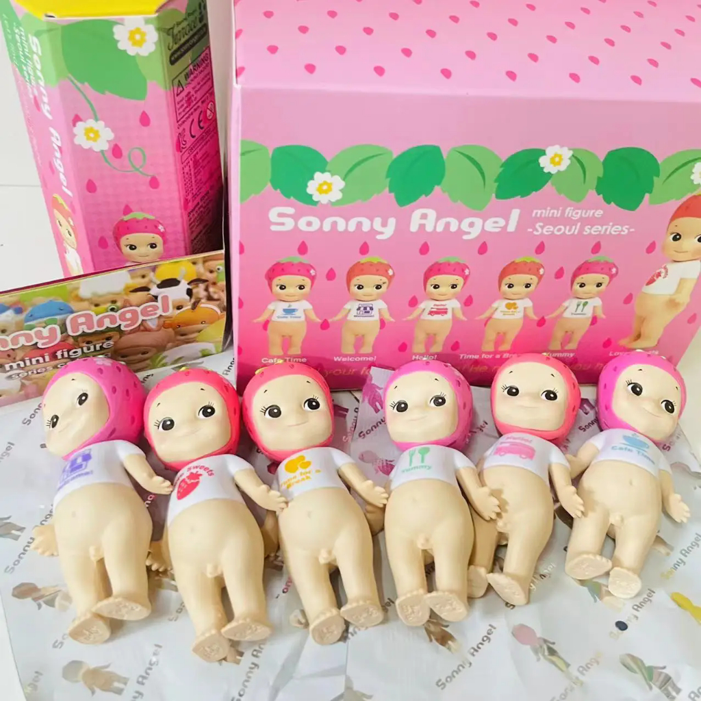 Sonny Angel Blind Box Seoul Series Mini Anime Figures Strawberry Dolls ...