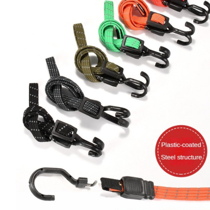 Cargo Straps Motorcycle Straps Elasticated Rope Latex GlowintheDark