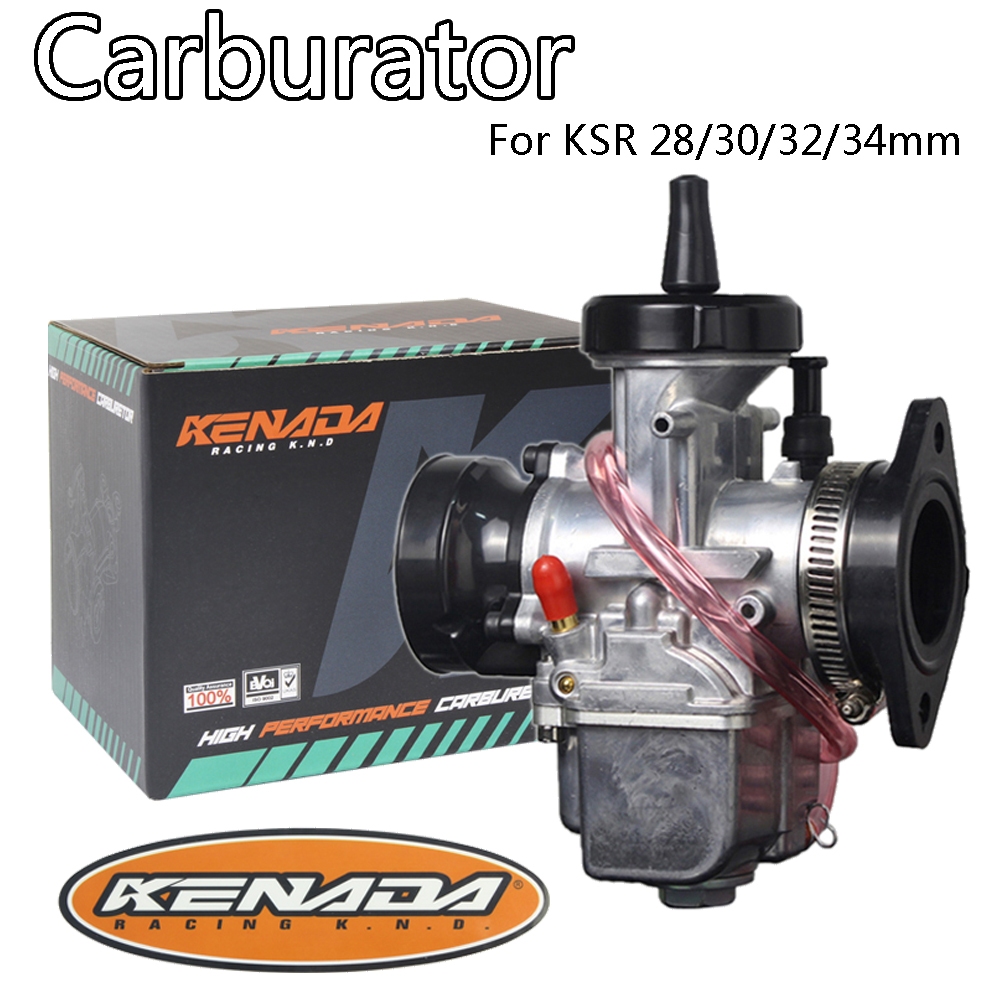 KSR EVO KENADA RACING 28/30/32/34mm Carburetor Carb Racing Flat Slide ...