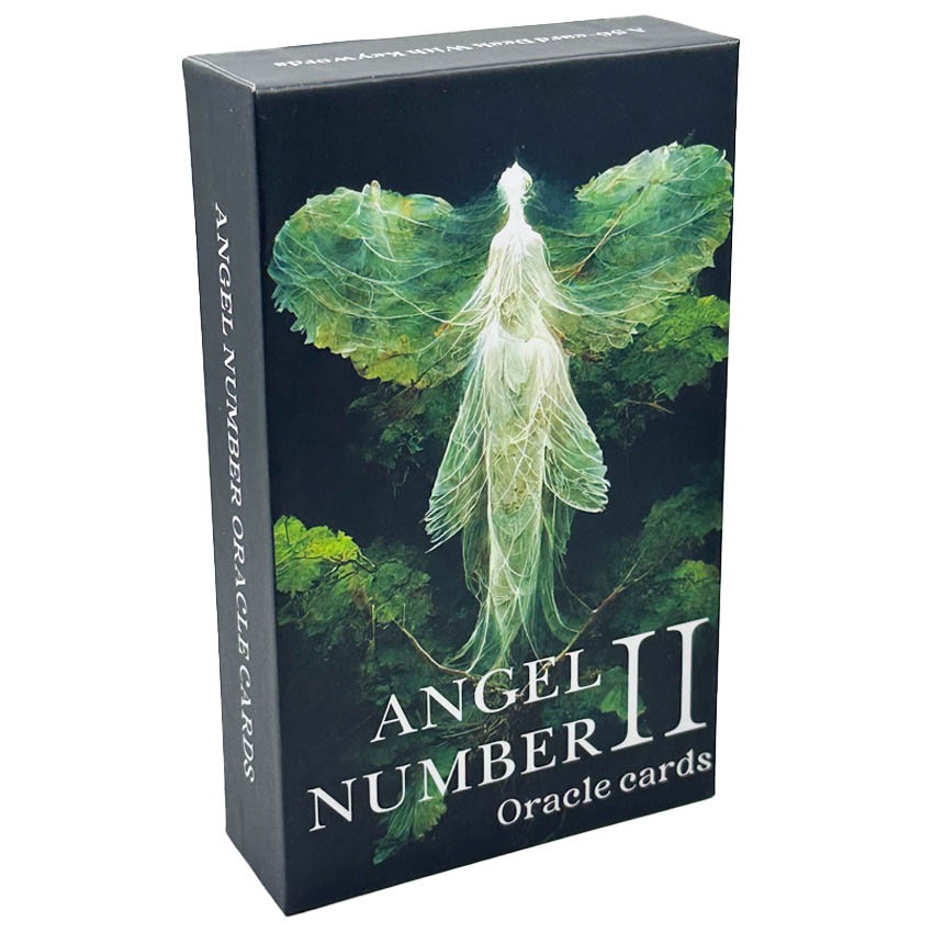 56 Pcs Angel Number Ⅱ Oracle Deck Card Games 12x7 cm Divination Card No ...