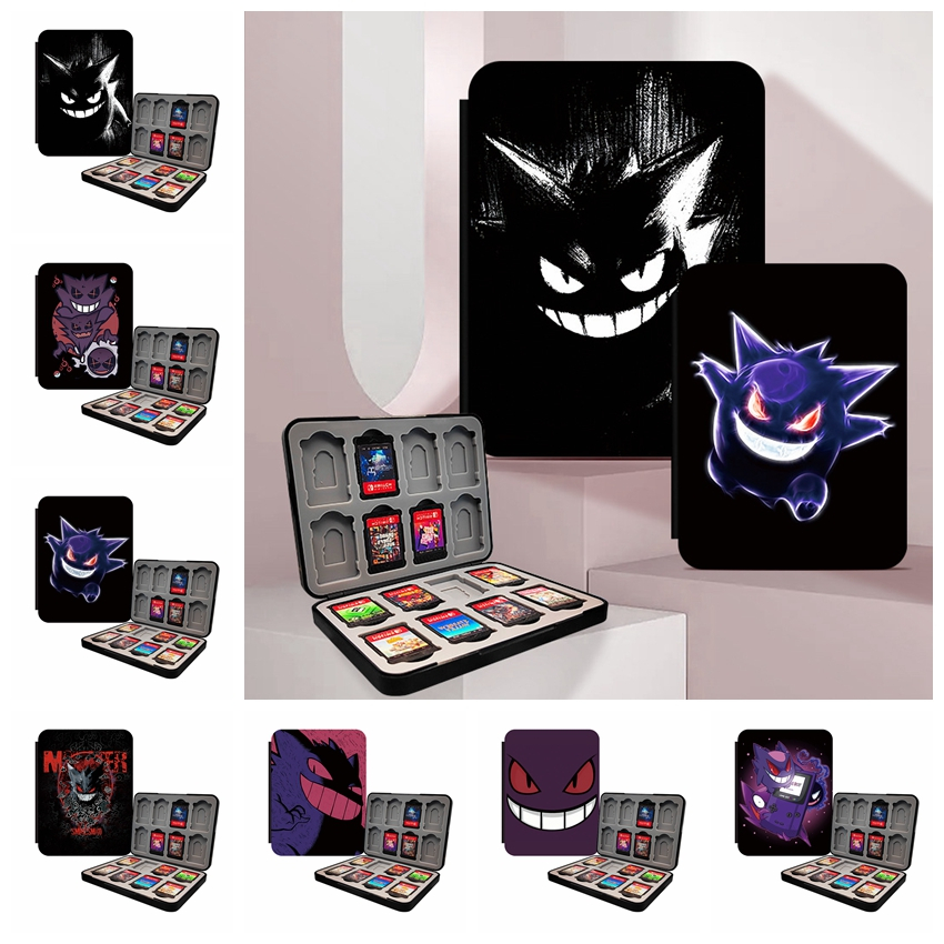Pokemon Gengar Pattern 16-Slot Switch Game Card Case Compatible with ...