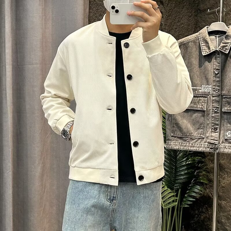 Local Shipping COD Baseball Jacket For Men Trendy Casual Clothes New ...