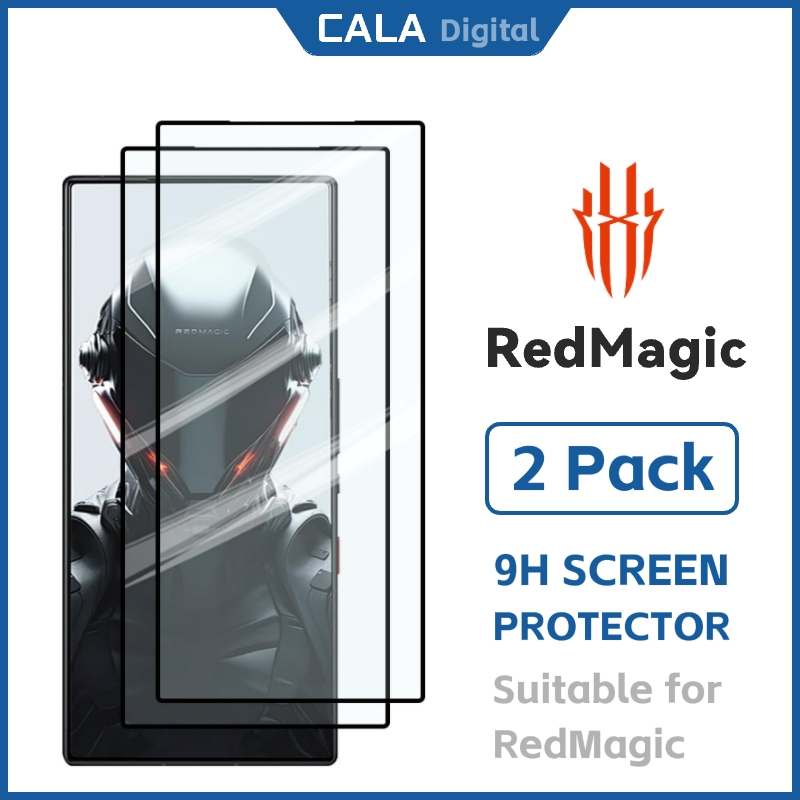thumbnail image 2 of 2-Pack Matte Tempered Glass Screen Protectors For Red Magic Phones | Anti-Blue Light, Anti-Glare 2 of 13