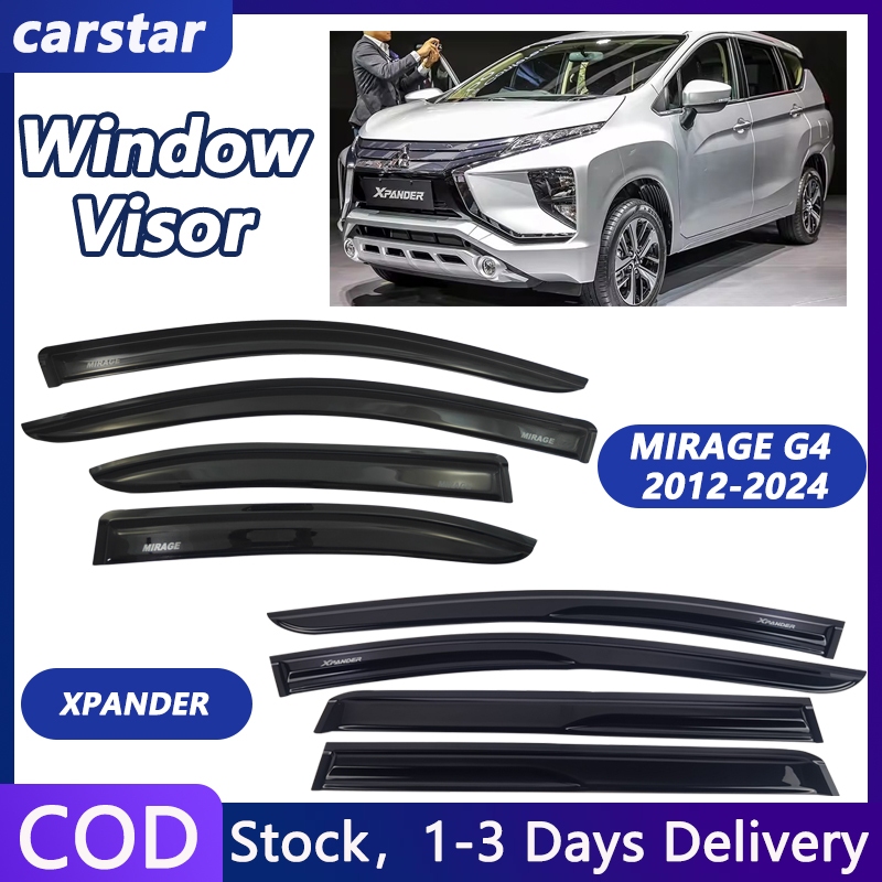 Rain Visor for Mitsubishi Xpander Mirage G4 2012 2024 Door Visor Rain