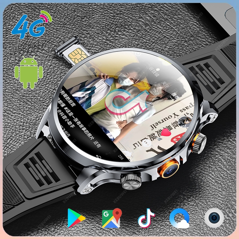 1.95 inch Smart Watch 4G Net SIM Card Camera GPS WIFI NFC Call Play ...