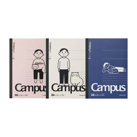 2024-Limited Kokuyo X Noritake Joint Notebook Campus Cat Memo A6 ...
