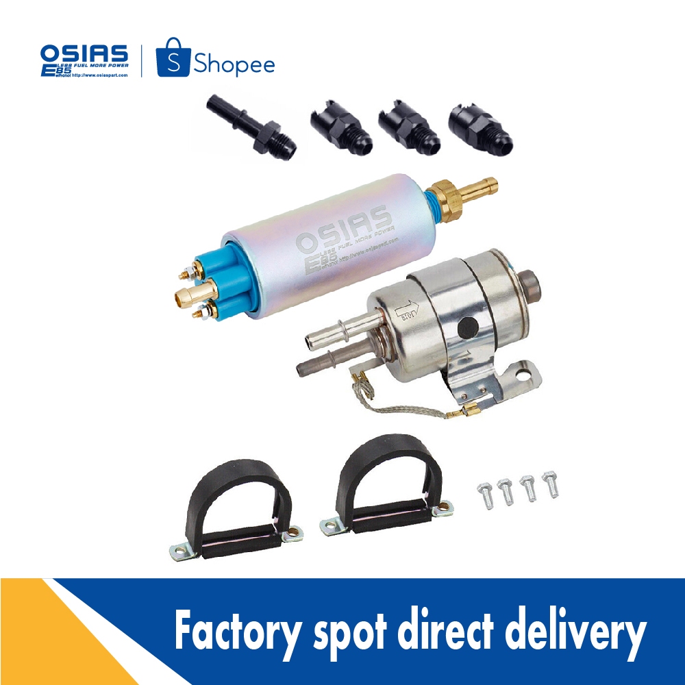 OSIAS New Fuel Pump Inline/External Performance 160LPH Fuel Pump E8445
