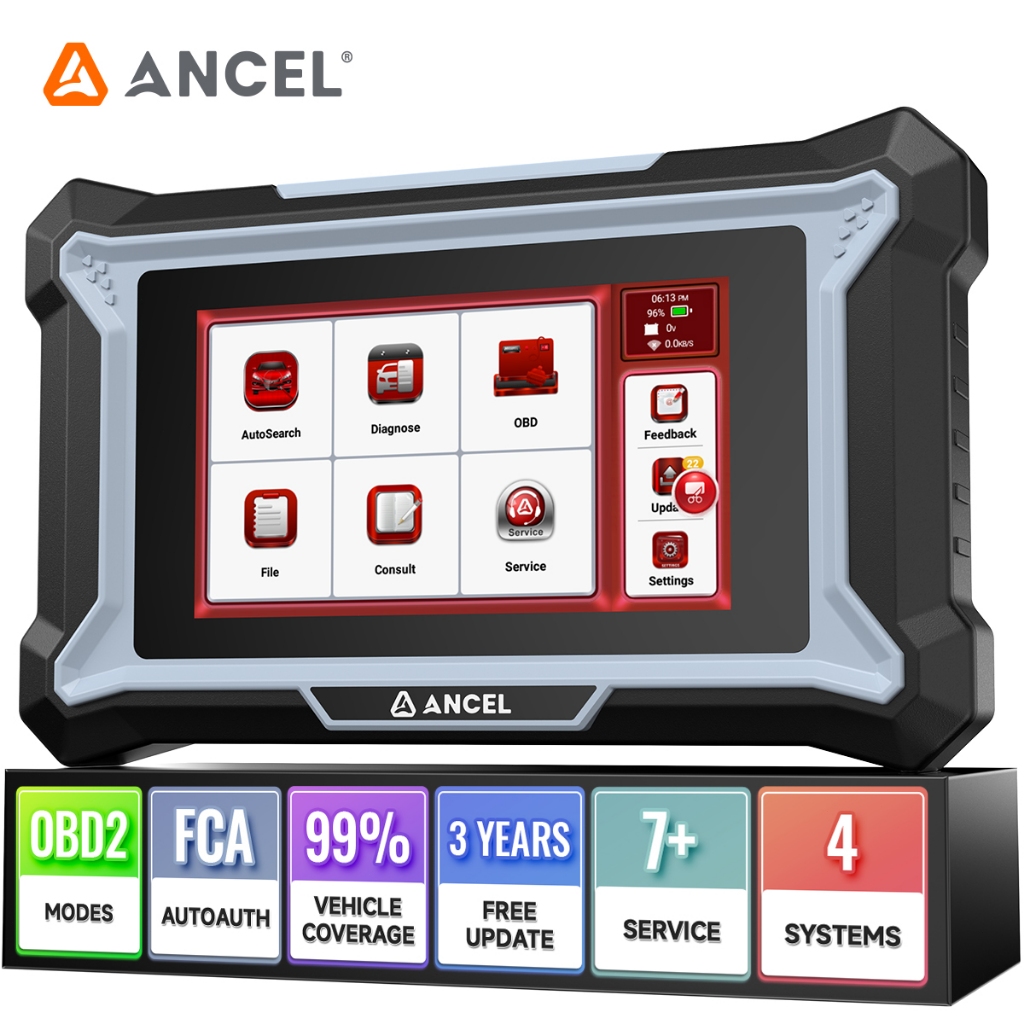 Ancel DS100 Automotive Advanced Full OBD2 Scanner Engine ABS SRS