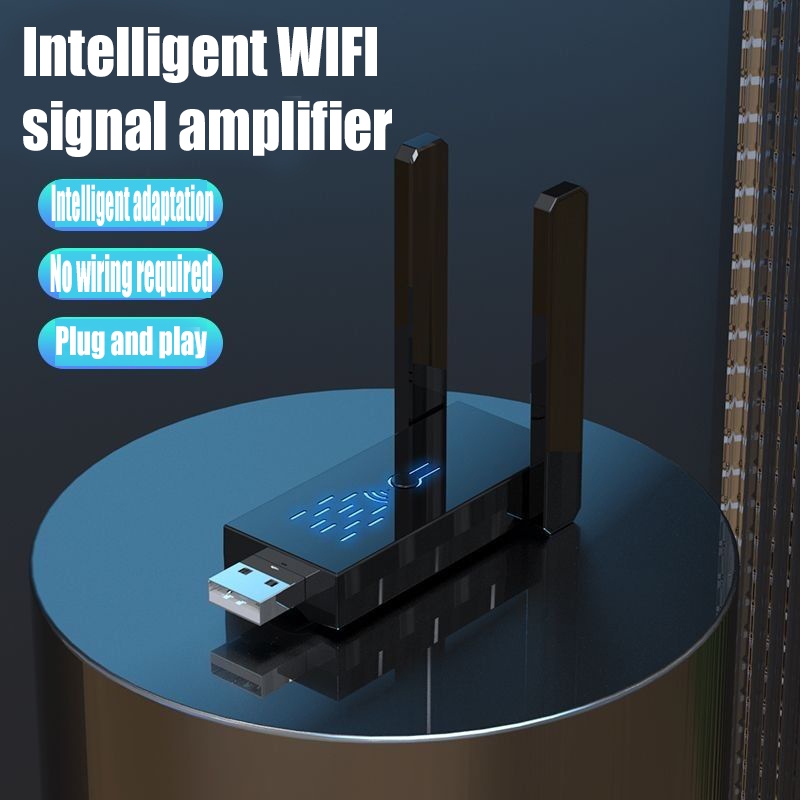 Wireless WiFi Repeater 2.4G/300Mbps Router Network Enhancer Dual Band ...