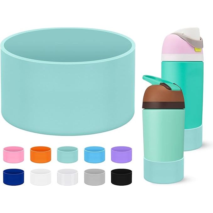 2Pcs Silicone Boot For Owala Bottle 16 Oz Protective Cover For Owala Kids Water Bottle Durable Anti Slip Bottom Compatible With 14 Oz Stylish Sleeve