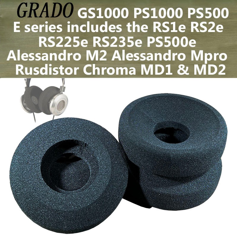 Replacement Earpads High Density Hard Foam Ear Pads for GRADO