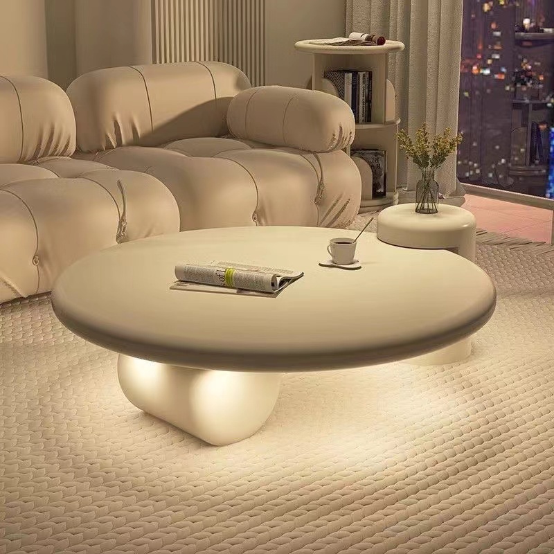 French Creative Coffee Table Living Room Household Cream Small