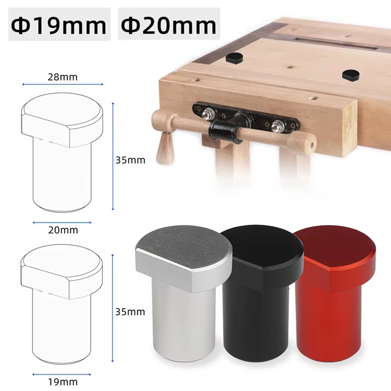 1 Pack Aluminum Alloy Workbench Bolt Stop Stopper Clamp 19/20mm ...