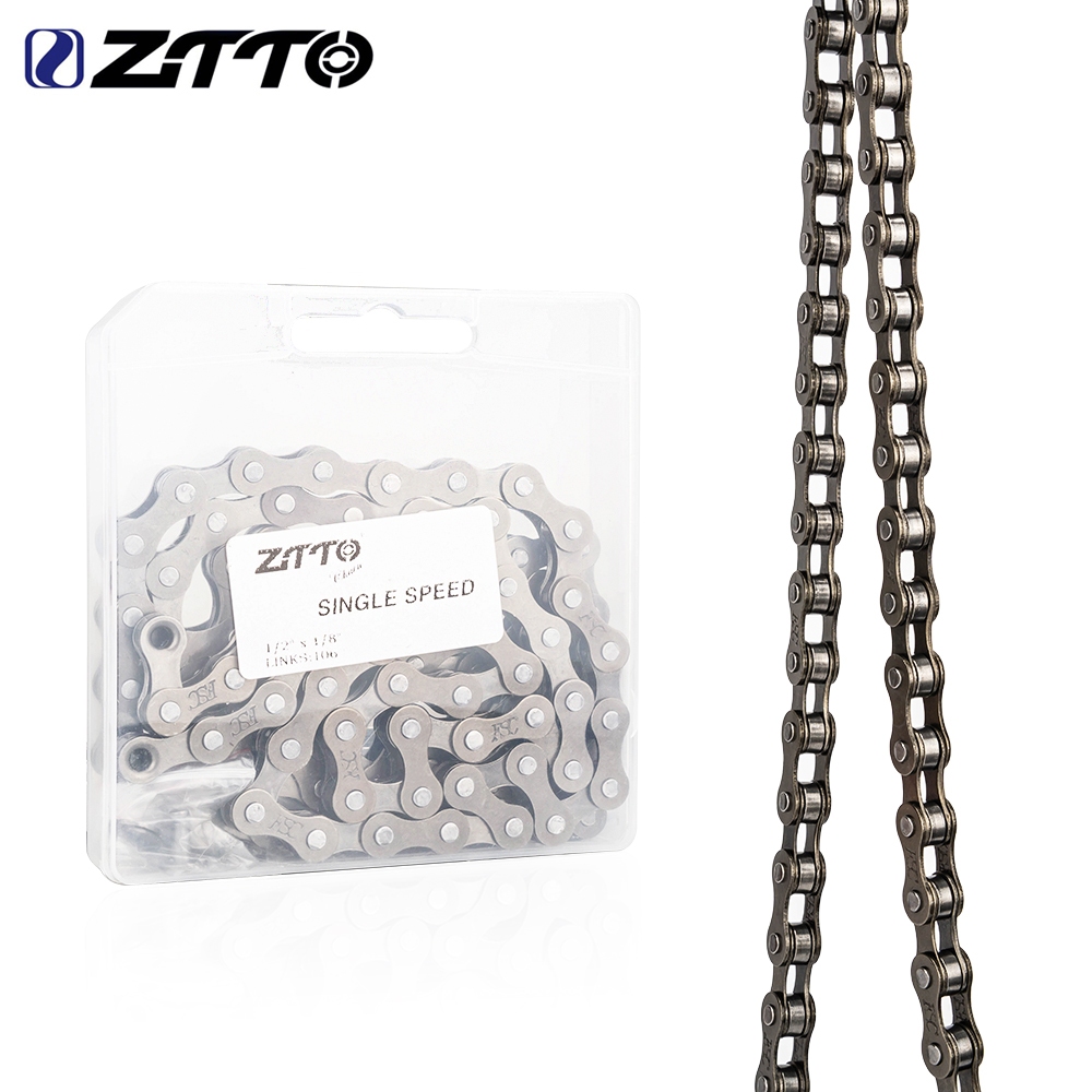 ZTTO x FSC Single Speed Bike Chains 1 Speed Silver Mountain Cycling Bicycle Chain for City fixedgear Bicycle Parts Shopee Philippines