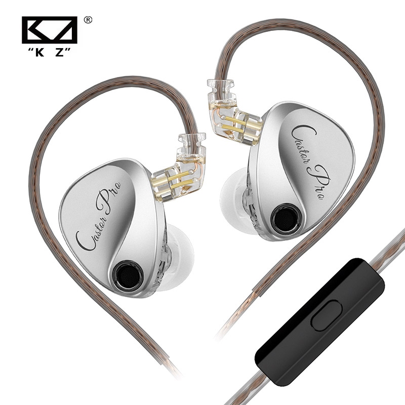 New KZ Castor Pro Wired InEar Gaming Earphones With Adjustable Dual 10