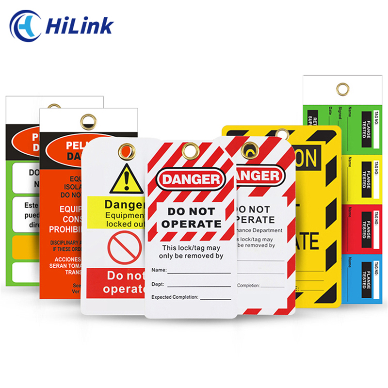 Safety Warning Lockout Tagout Tag LOTO Label For Overhaul Of Industrial ...