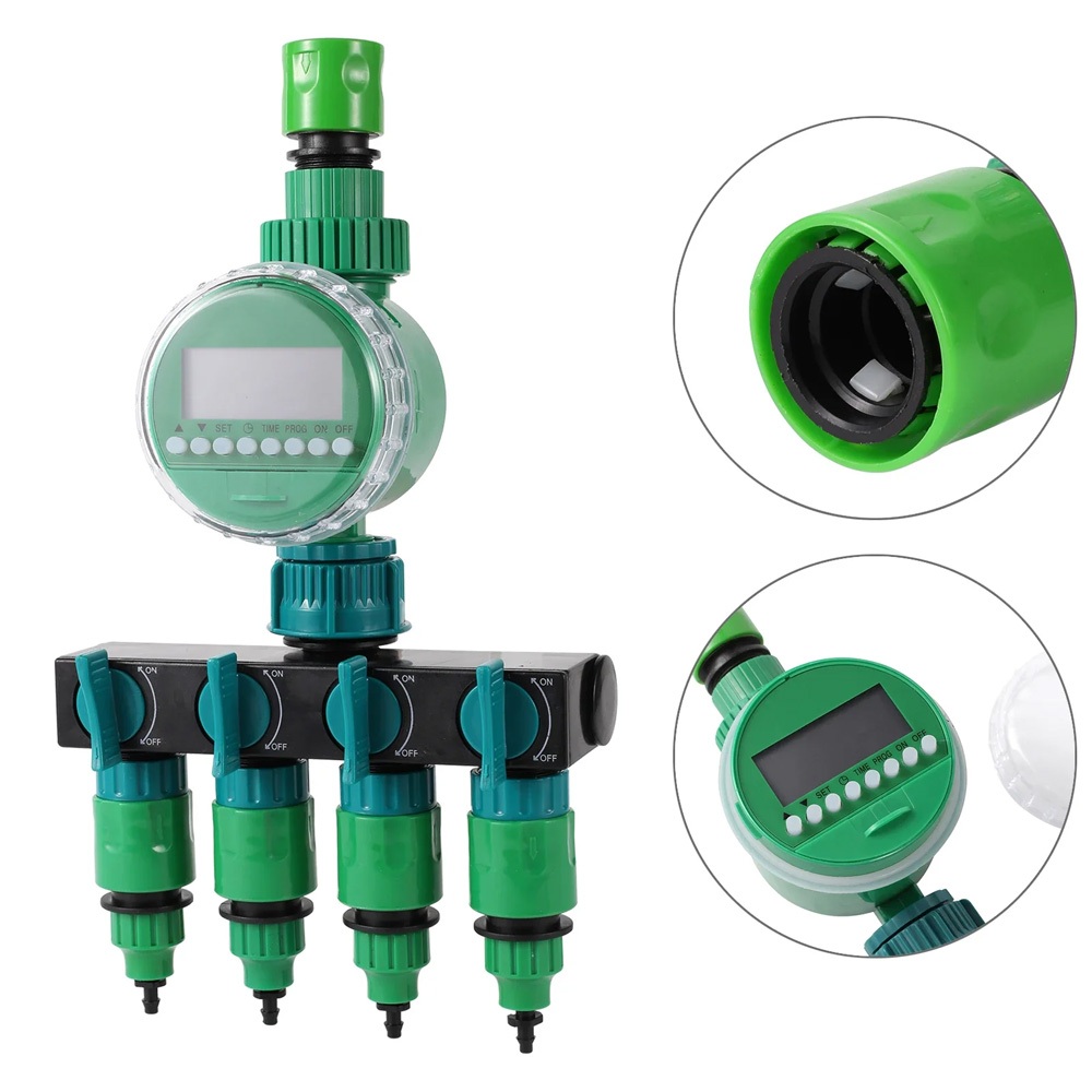 LCD Display Electronic Garden Watering Timer Plant Automatic Irrigation ...