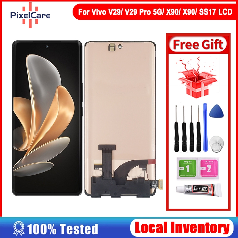 Pixelcare LCD For Vivo V29/ V29 Pro 5G/X90/X90S/X90 Pro/S17/S17T/S17Pro ...