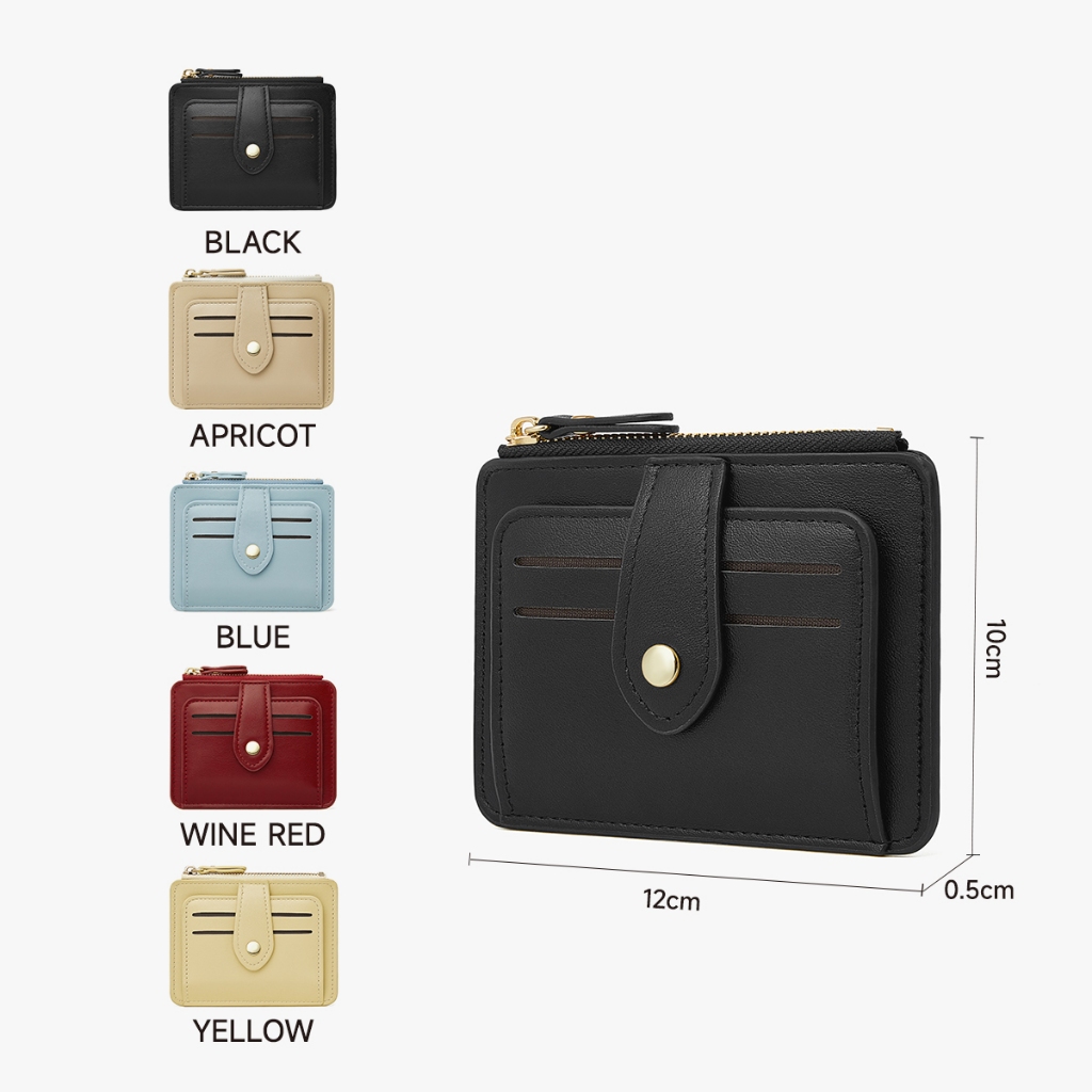 MOSSDOOM Nora Card Holder Exquisite Short Wallet for Women with Card ...