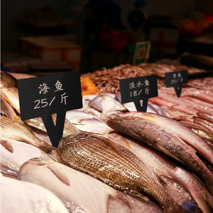 Plug-in Label Display, Plastic Sign Clips, Mini Signs for Food Display ...
