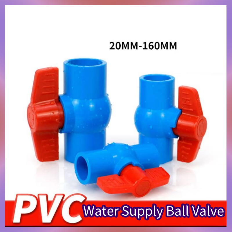 3-inch and 4-inch PVC Plastic Ball Valves Blue Gate Valves Shower ...