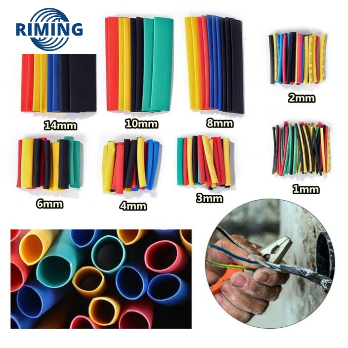 164pcs Set Polyolefin Shrinking Assorted Heat Shrink Tube Wire Cable ...