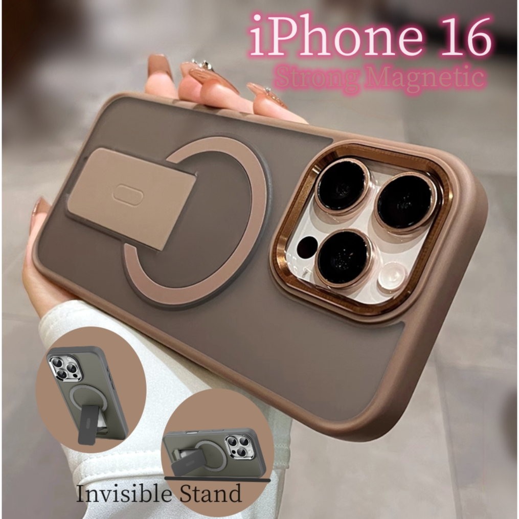 Invisible Stand For Hard iPhone 16 15 14 13 12 11 Pro Max Case with ...