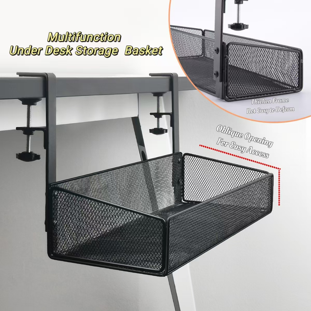 Adjustable Under Desk Cable Management Tray Wire Organizers Cable