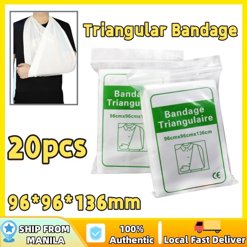 20PCS Medical Triangular First Aid Bandage/Triangular Bandage Tips ...