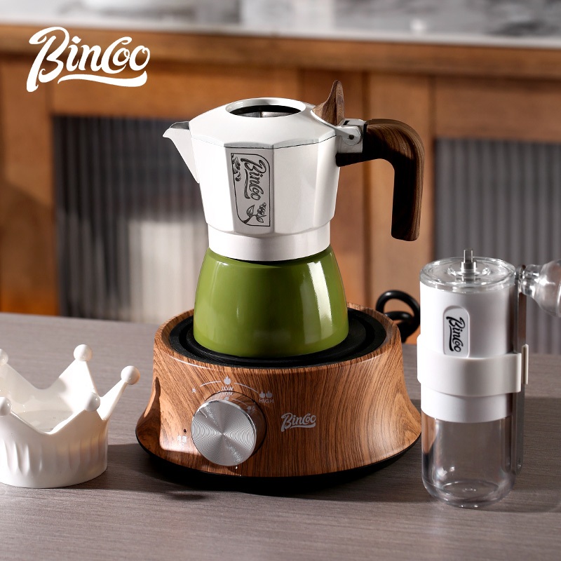 Bincoo Moka Pot DoubleValve Coffee Pot Set Making Coffee Small