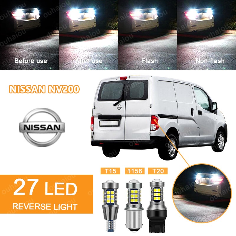 1PC【NISSAN】NV200 27LED Car Reverse Light BulbFlash & Non Flash T15 T20 ...