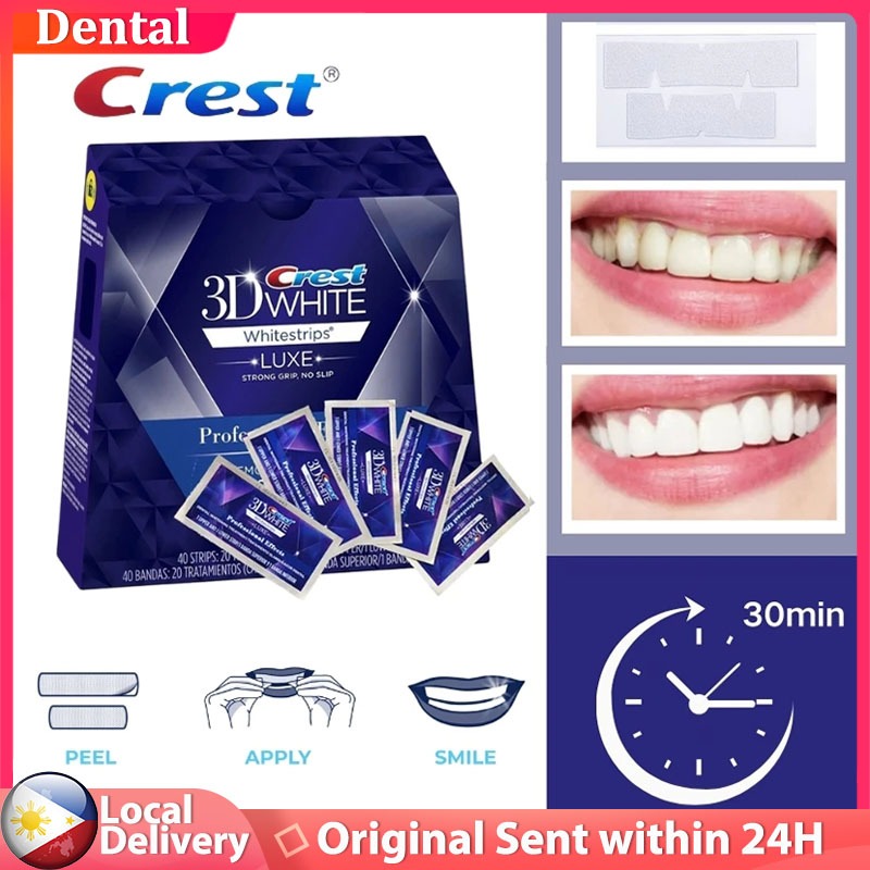 Dental Crest 3D Whitening Strips Professional Teeth Whitening Hygiene