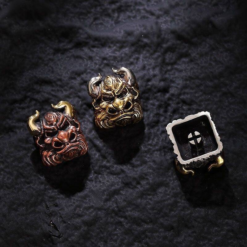 Bull Demon King Retro Personalized Keycaps Cool Interesting Creative ...