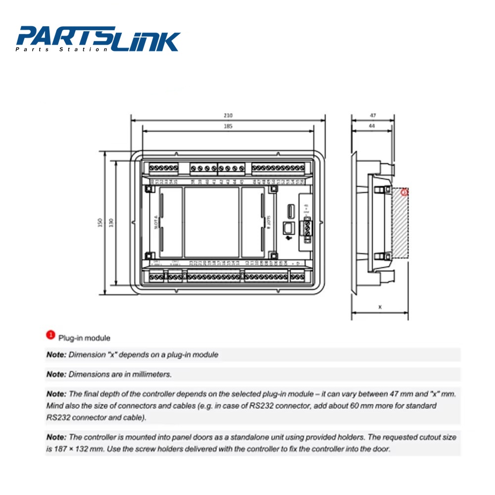 Genset Controller Genuine InteliGen4 200 ComAp Control Module Panel ...