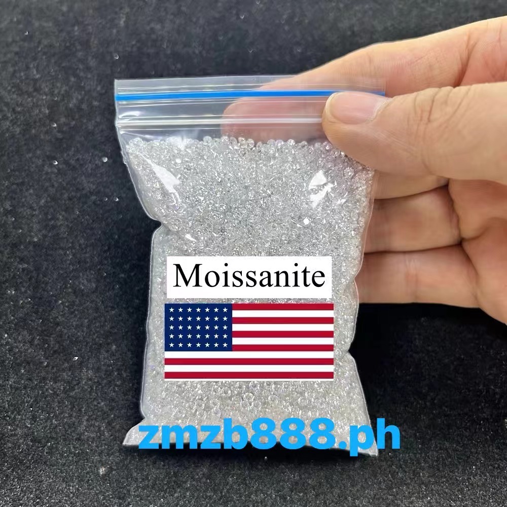 Pietra Di Moissanite Sciolta: Taglio Rotondo, Colore D, Purezza