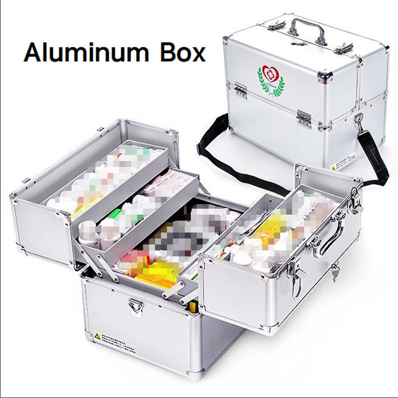 COD household aluminum alloy multifunctional storage box | Shopee ...