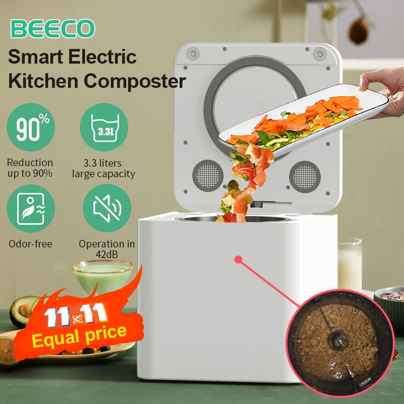 Beeco Electric Countertop Compost Bin Electric food waste composter ...