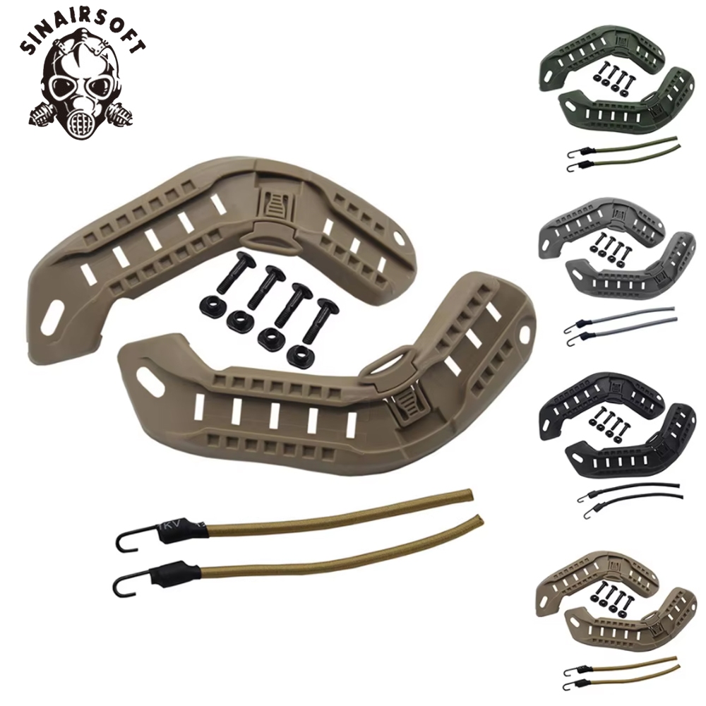 SINAIRSOFT Tactical MICH2000 Helmet Side Guide Rail ARC Helmet Mount ...