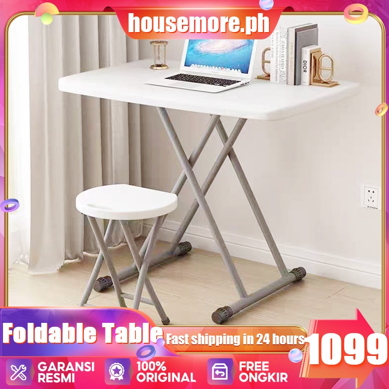 DiningTable Portable Foldable Table Folding Table Adjustable Height ...
