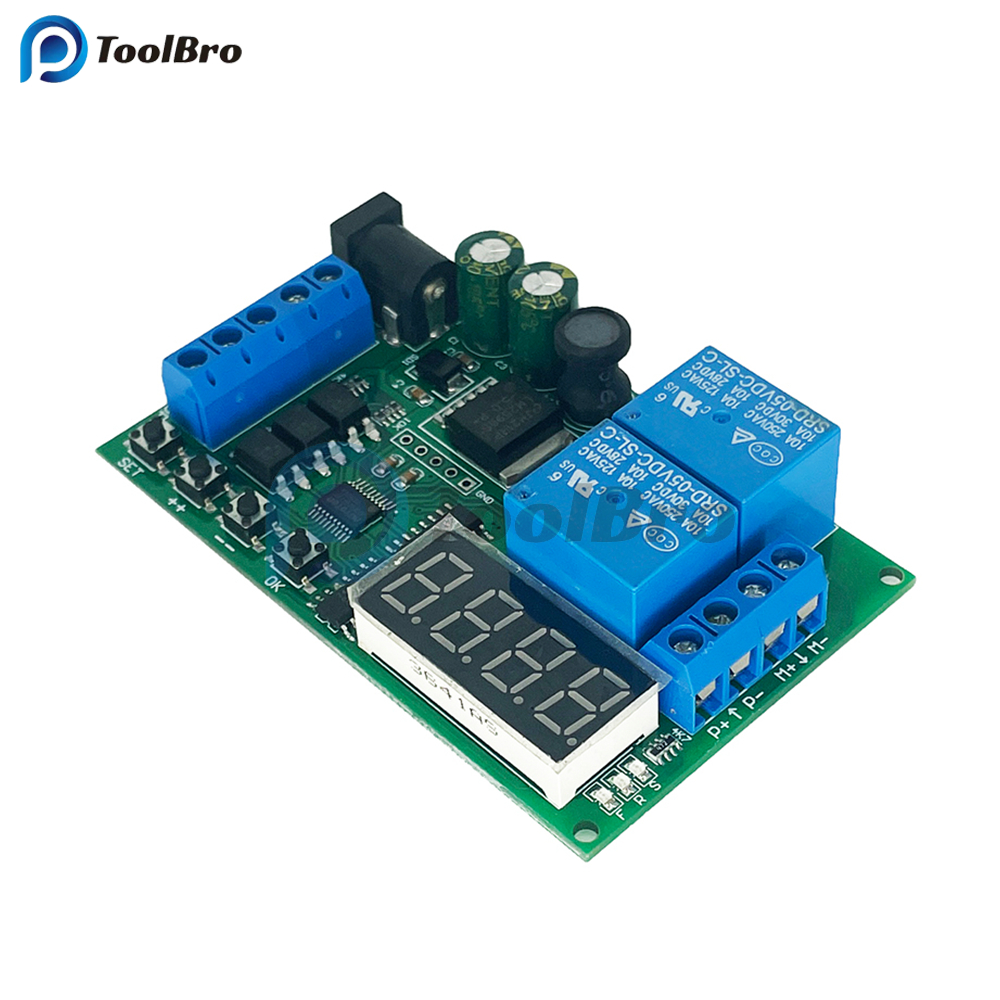 IO53A02 DC 5-24V Cycle Delay Relay Module 0.1s-999min Adjustable Time ...