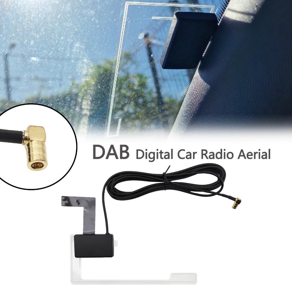 Car Radio Window Antenna Active DAB Digital Audio Broadcasting For
