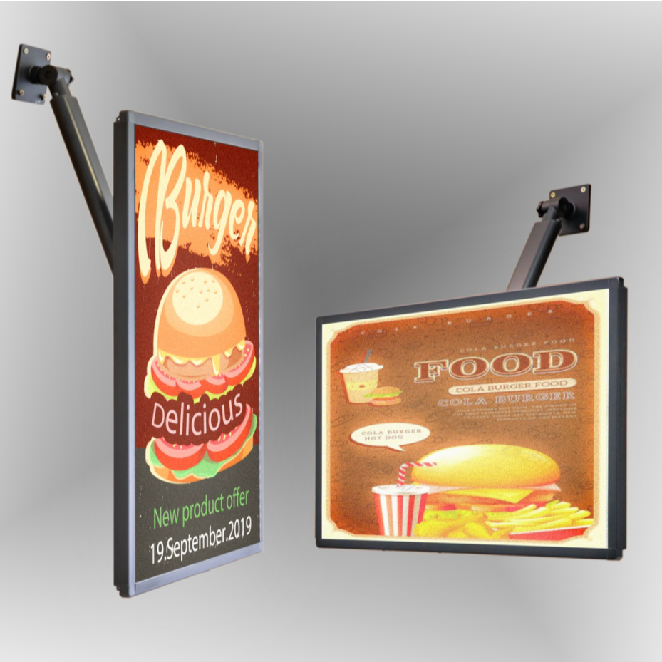 Advertising menu lightbox a3 menu board light box blank light box led ...