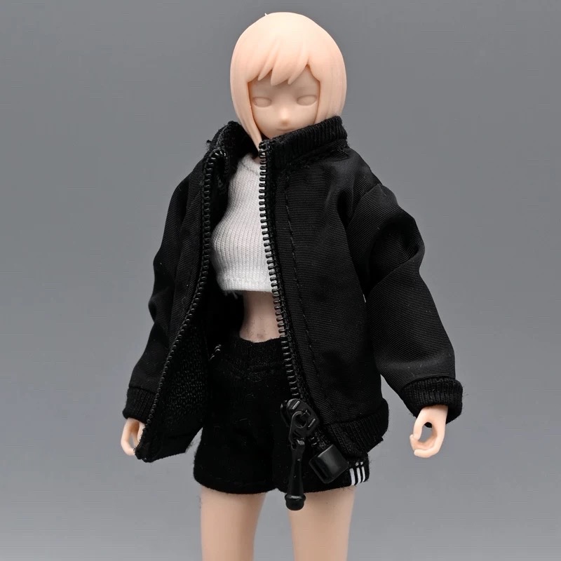 1:12 Bodysuit Tights Combats Clothes For 6" Female Romankey PH