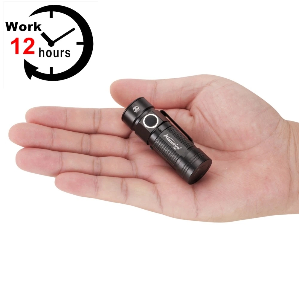 Alonefire LED Portable Mini LED Flashlight 12Hr Long Endurance Fishing ...
