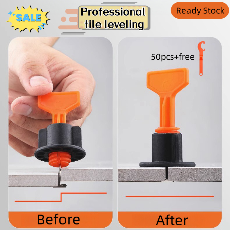 50Pcs Tile levelerT-type Level Wedges Tile Spacers for Flooring Wall ...