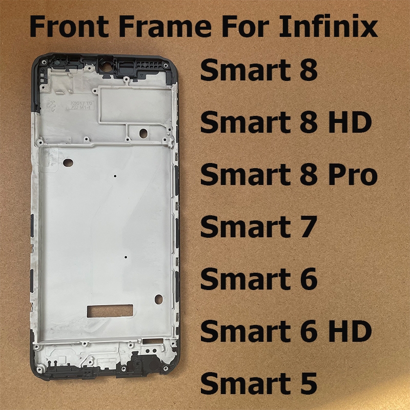 For Infinix Smart 8 7 6 5 HD Pro Front Housing Middle Frame LCD Frame ...