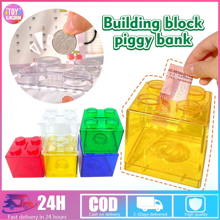 Transparent Stackable Coin Bank Coin Box Money Bank | Shopee Philippines