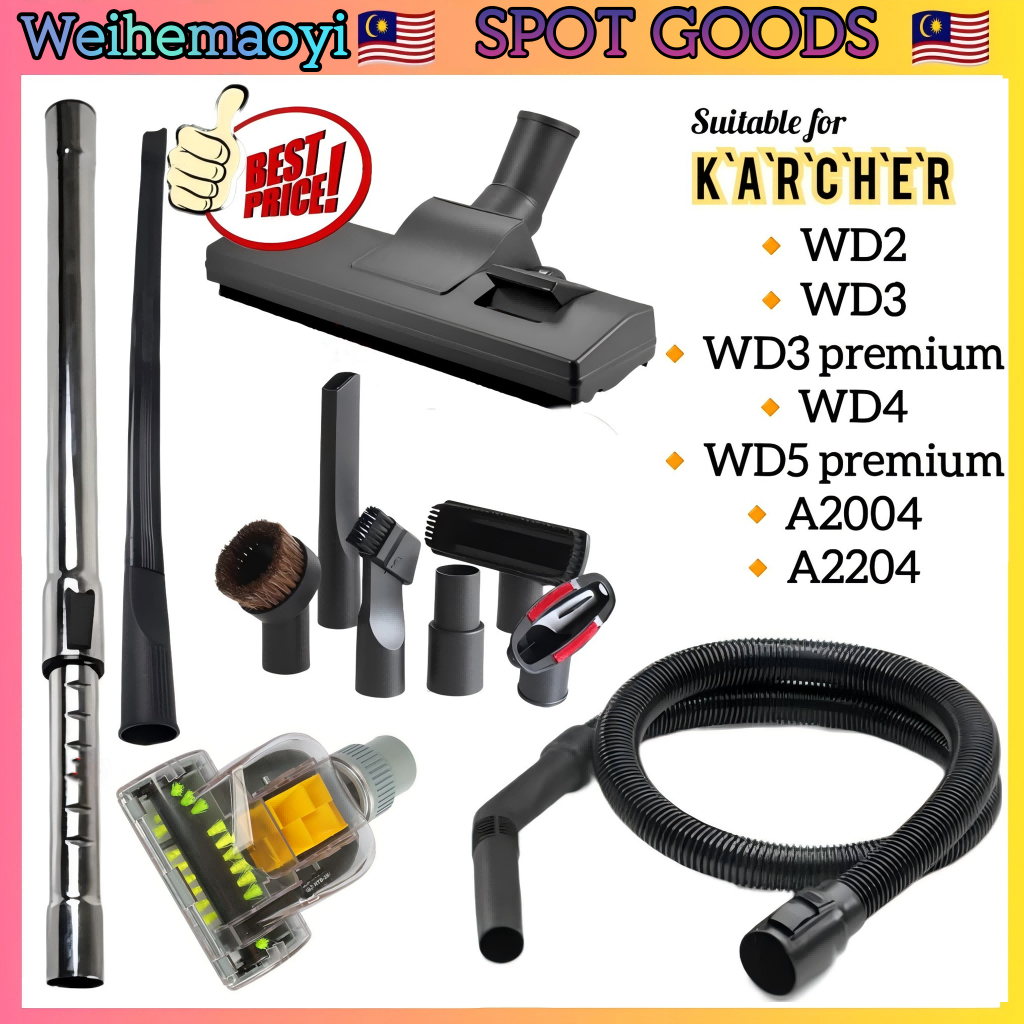 Tube En Acier Inoxydable, Compatible Avec Karcher, WD2, WD3, WD4, WD5, NT18, NT20, NT25, NT30, NT38, Tube D'extension Télescopique For Aspirateur, Tige D 'extension For Aspirateur