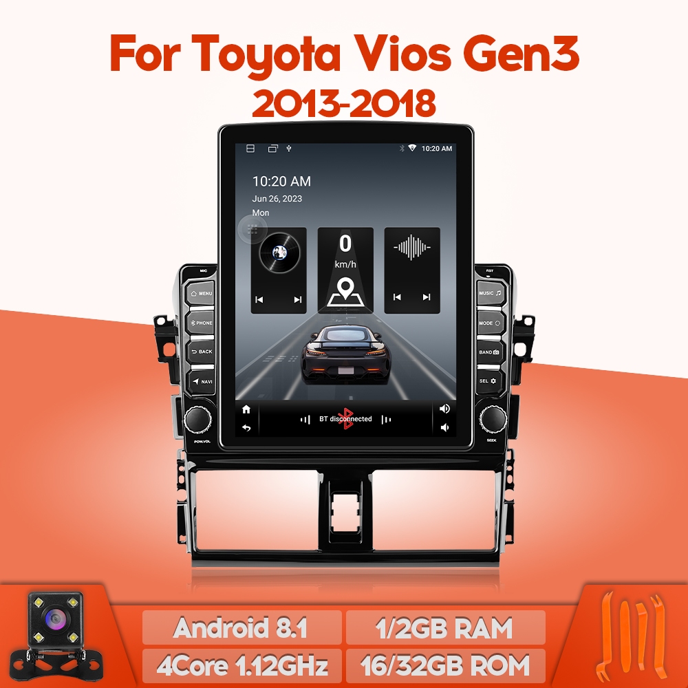 Touch Screen Glass Digitizer 7 for 2017 - 2019 Toyota Yaris Car