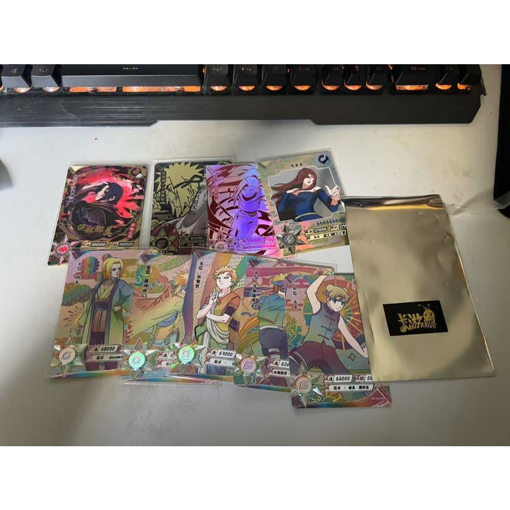 ★KK toy store ★Kayou Naruto card lucky bag （1mr +1sp +1cp + 1gp + 5slr ...